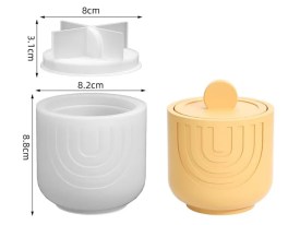Molde silicona aljahero rayas en U BM3845